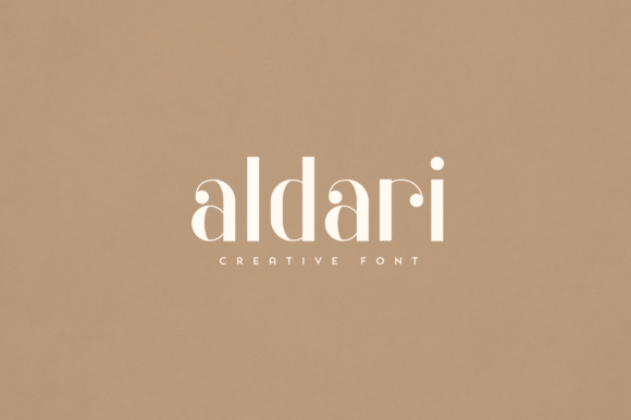 Aldari Display Font for Elegant Editorial Typography