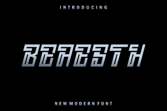 Beaesth: A Modern Display Font for Elegant Campaign Typography