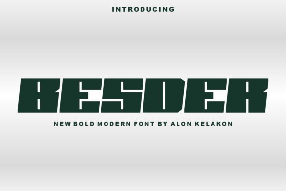 Besder Display Font for Stylish Brand Identity Projects