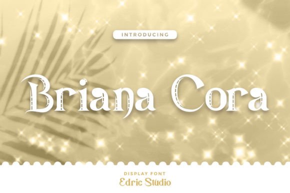 Briana Cora Display Font for Small Business Branding