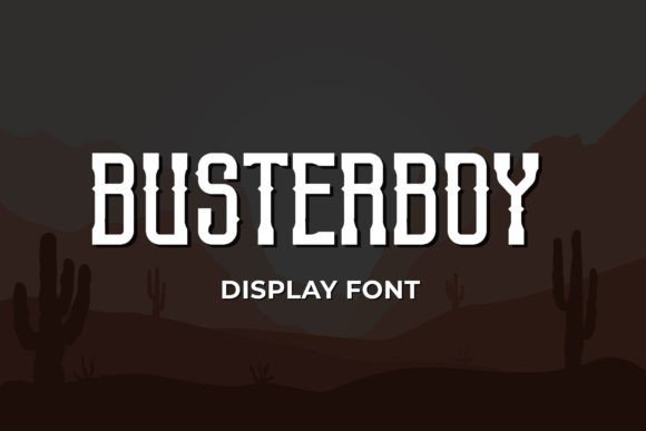 Busterboy: A Vintage Display Font for Standout Branding