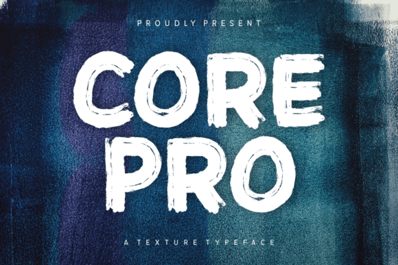 Core Pro: A Grungy Display Font for Bold Branding