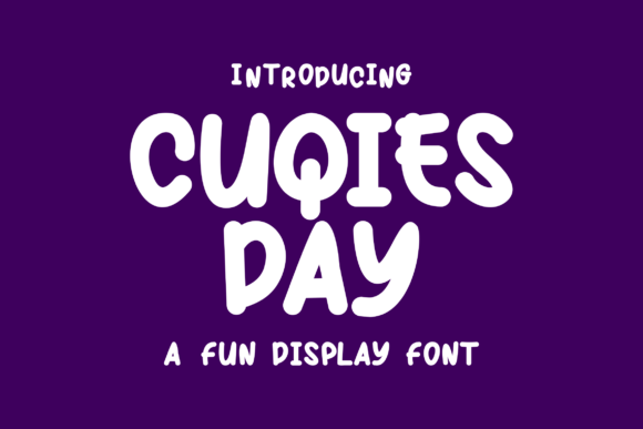 Cuqiesday Font: Beautiful, Classy Display Typeface for Elegant Branding
