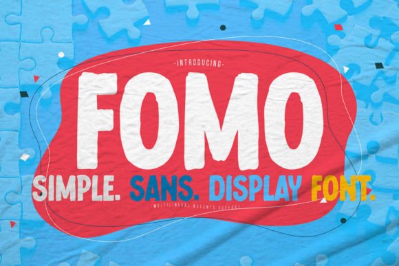Fomo: A Bold, Modern Display Font for Small Business Branding