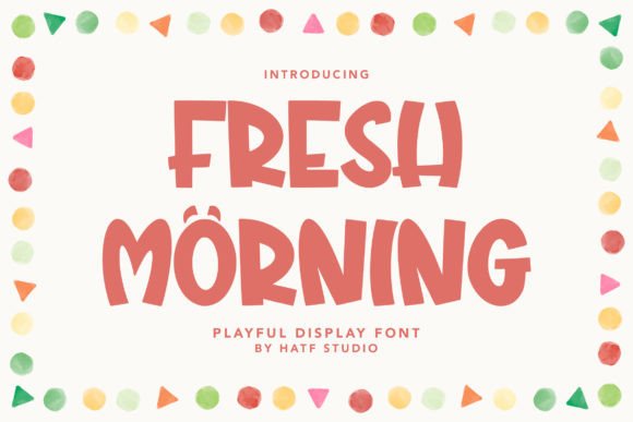 Fresh Morning Display Font for Modern Digital Branding