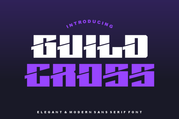 Guild Cross: A Bold Display Font for Campaign-Ready Headlines