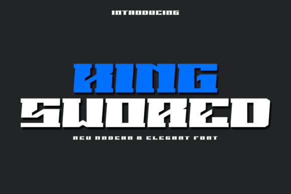 King Swored Display Font for Bold Handmade Branding