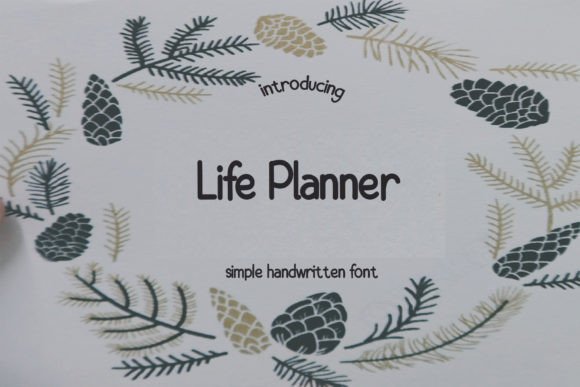 Life Planner: A Delicate Display Font for Standout Campaign Titles