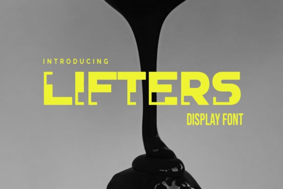 Lifters Display Font for Modern Digital Branding