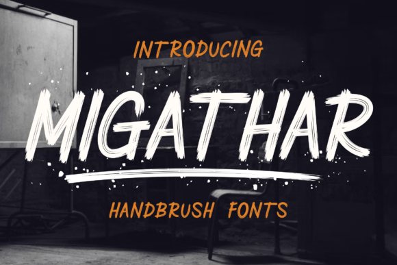 Migathar: A Bold Display Font for Digital Branding