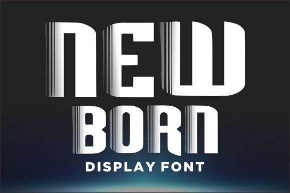 New Born Display Font for Handmade Creators