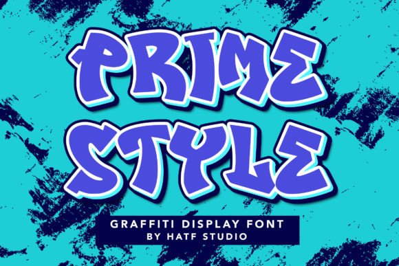 Prime Style Graffiti Display Font for Bold Campaign Visuals