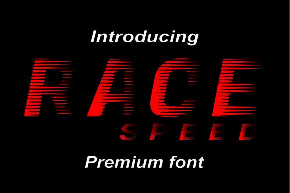 Race Speed Font: Racing-Style Display Typeface for High-Impact Branding