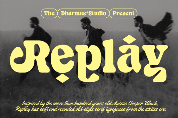 Replay Font: Retro Serif Display Typeface for Chic Branding
