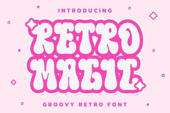 Retro Magic: A Groovy Retro Display Font for Editorial Charm