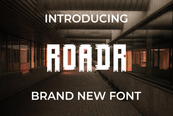 Roadr Display Font for Bold, Memorable Branding