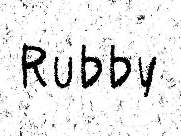 Rubby: A Distinctive Display Font with Abraded Charm