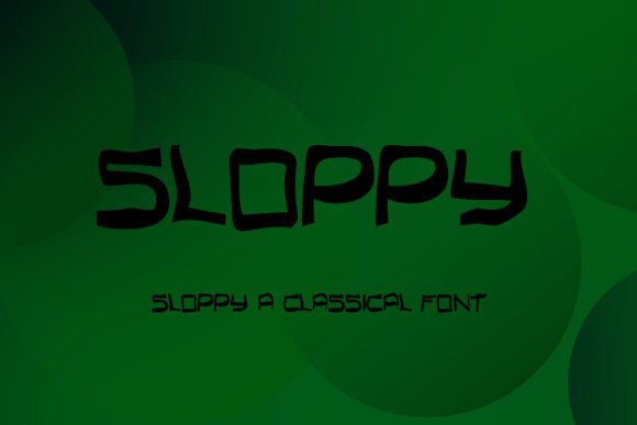 Sloppy: A Distinctive Display Font for Digital Branding