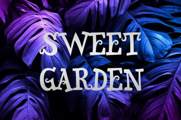 Sweet Garden Display Font for Handmade Creatives