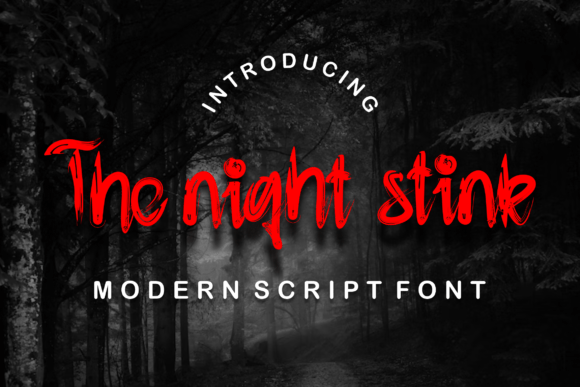 The Night Stink Font for Modern Branding