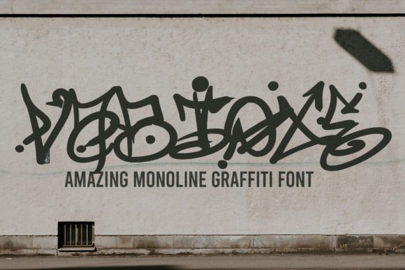 Vabioxe: A Monoline Graffiti Font for Bold Digital Branding