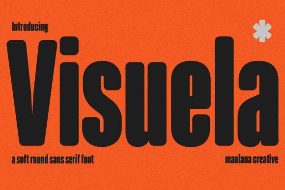 Visuela: A Modern Sans Serif Display Font for Brand Design