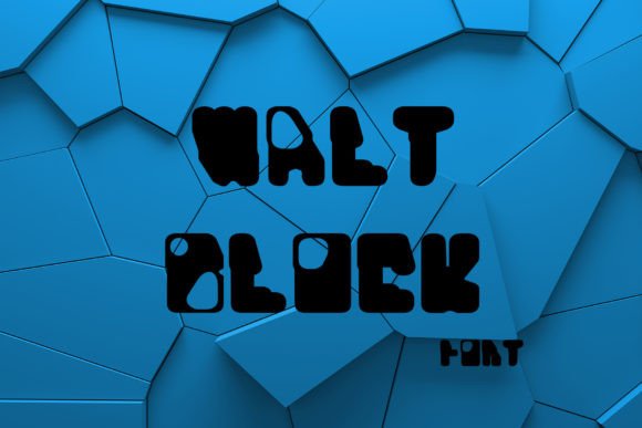 Walt Block Display Font for Bold Digital Typography