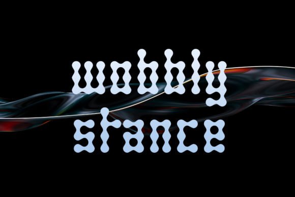 Wobbly Stance: A Psychedelic Display Font for Scroll-Stopping Visuals