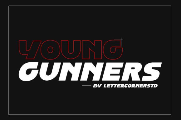 Young Gunners Display Font for Modern Editorial Projects